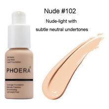 Load image into Gallery viewer, PHOERA Mineral Whitening Concealer Facial Base Cream Brighten Moisturizer Face Liquid Foundation Makeup Primer Base Maquiagem