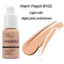 Load image into Gallery viewer, PHOERA Mineral Whitening Concealer Facial Base Cream Brighten Moisturizer Face Liquid Foundation Makeup Primer Base Maquiagem