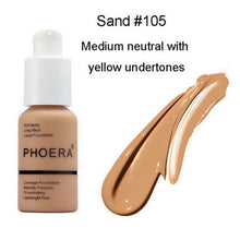 Load image into Gallery viewer, PHOERA Mineral Whitening Concealer Facial Base Cream Brighten Moisturizer Face Liquid Foundation Makeup Primer Base Maquiagem
