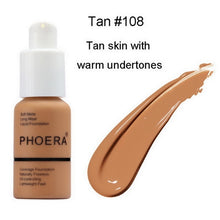 Load image into Gallery viewer, PHOERA Mineral Whitening Concealer Facial Base Cream Brighten Moisturizer Face Liquid Foundation Makeup Primer Base Maquiagem