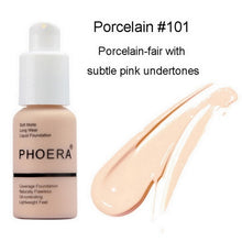 Load image into Gallery viewer, PHOERA Mineral Whitening Concealer Facial Base Cream Brighten Moisturizer Face Liquid Foundation Makeup Primer Base Maquiagem