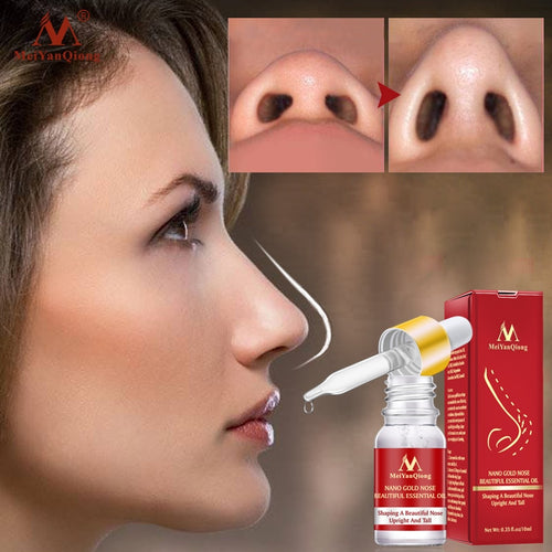 MeiYanQiong Nose Lifting Up Essence Oil Tightening Beauty Nose Care Massage Reduce Narrow Thin Nose Beauty Tool