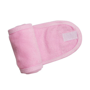 Makeup Hairband Eyelashes Extension Spa Facial Headband Makeup Wrap Head Terry Cloth Headband Stretch Towel with Magic Tape