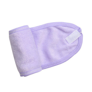 Makeup Hairband Eyelashes Extension Spa Facial Headband Makeup Wrap Head Terry Cloth Headband Stretch Towel with Magic Tape